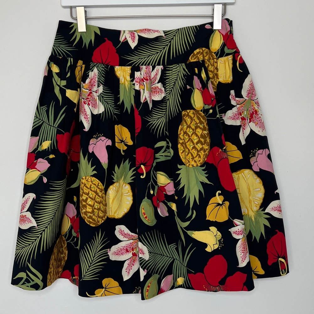 Brooks Brothers Pineapple Floral Print ~ Pockets ~ Size 4